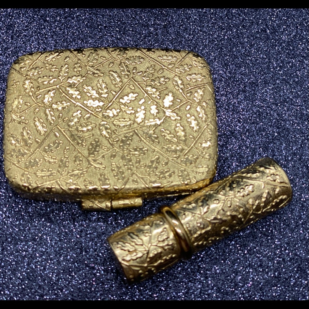 Vintage Revlon compact & lipstick